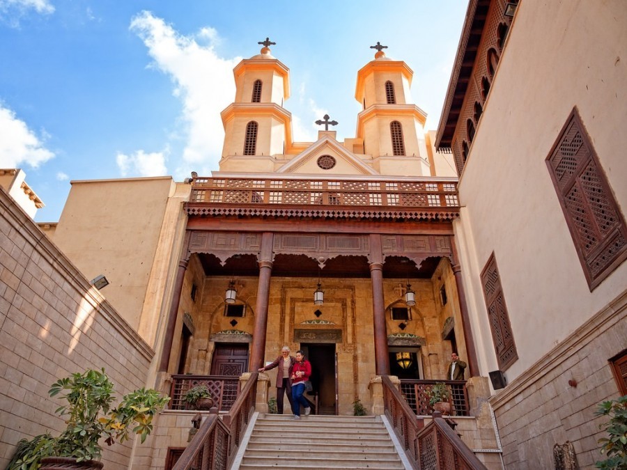 Half Day Tour to Coptic Cairo , churches in Cairo and that Christianity in Egypt.